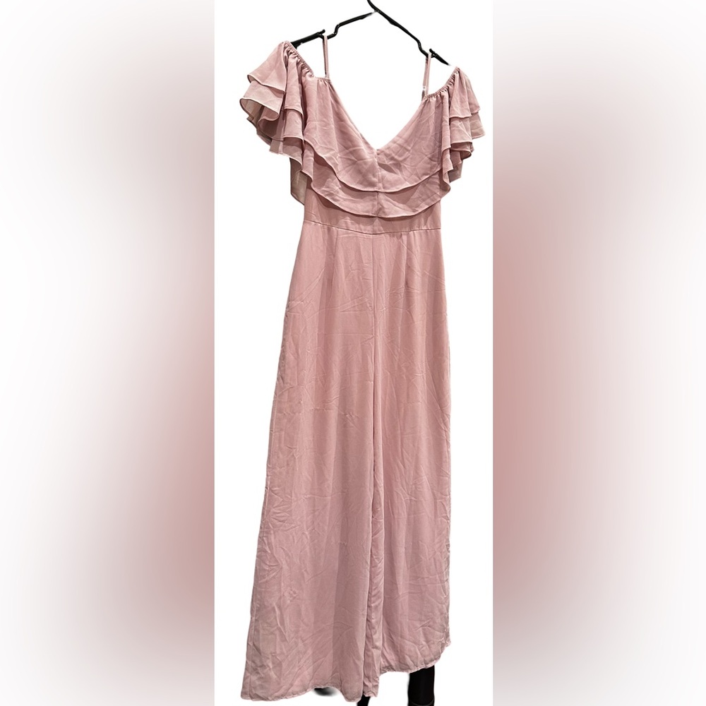 Lilac purple float jumpsuit